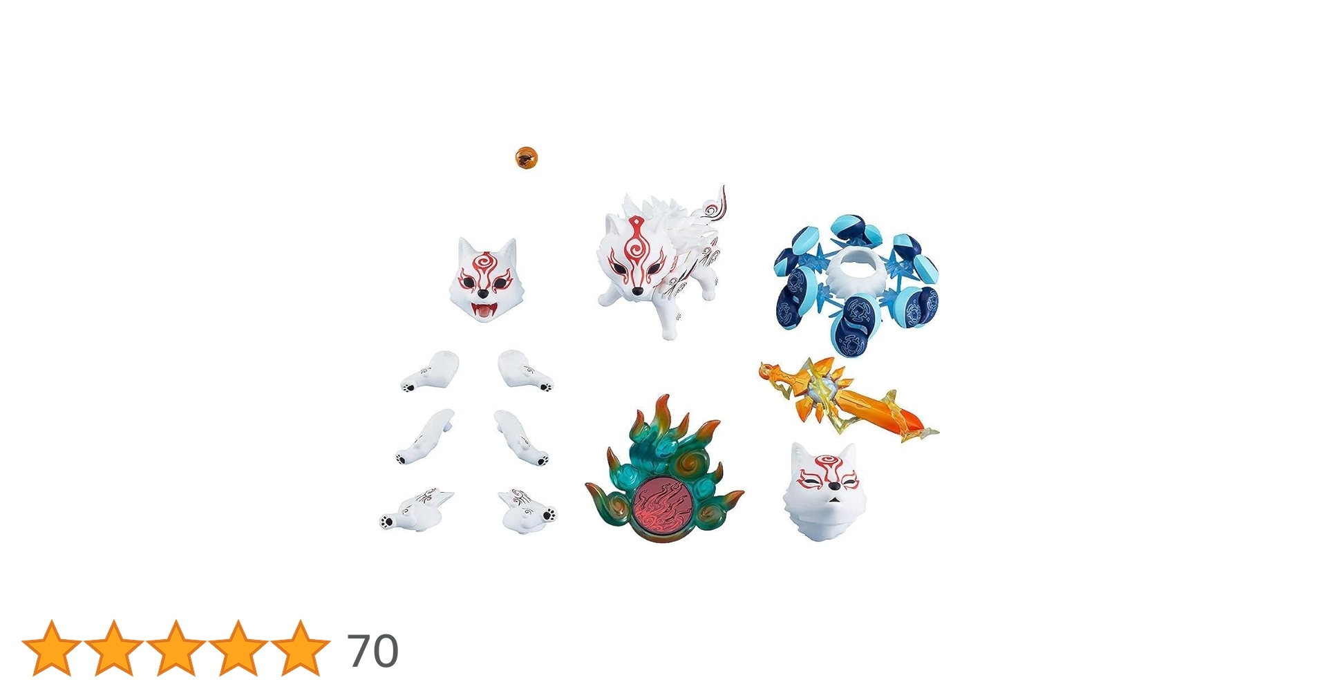 Amazon | ねんどろいど 大神 白野威 DX Ver. ノンスケール ABS&PVC製